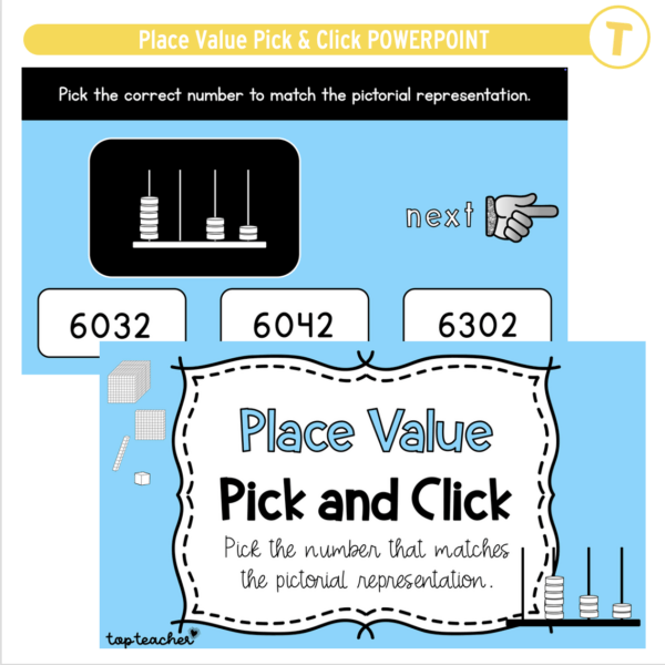 Place Value Pick & Click POWERPOINT - Image 2